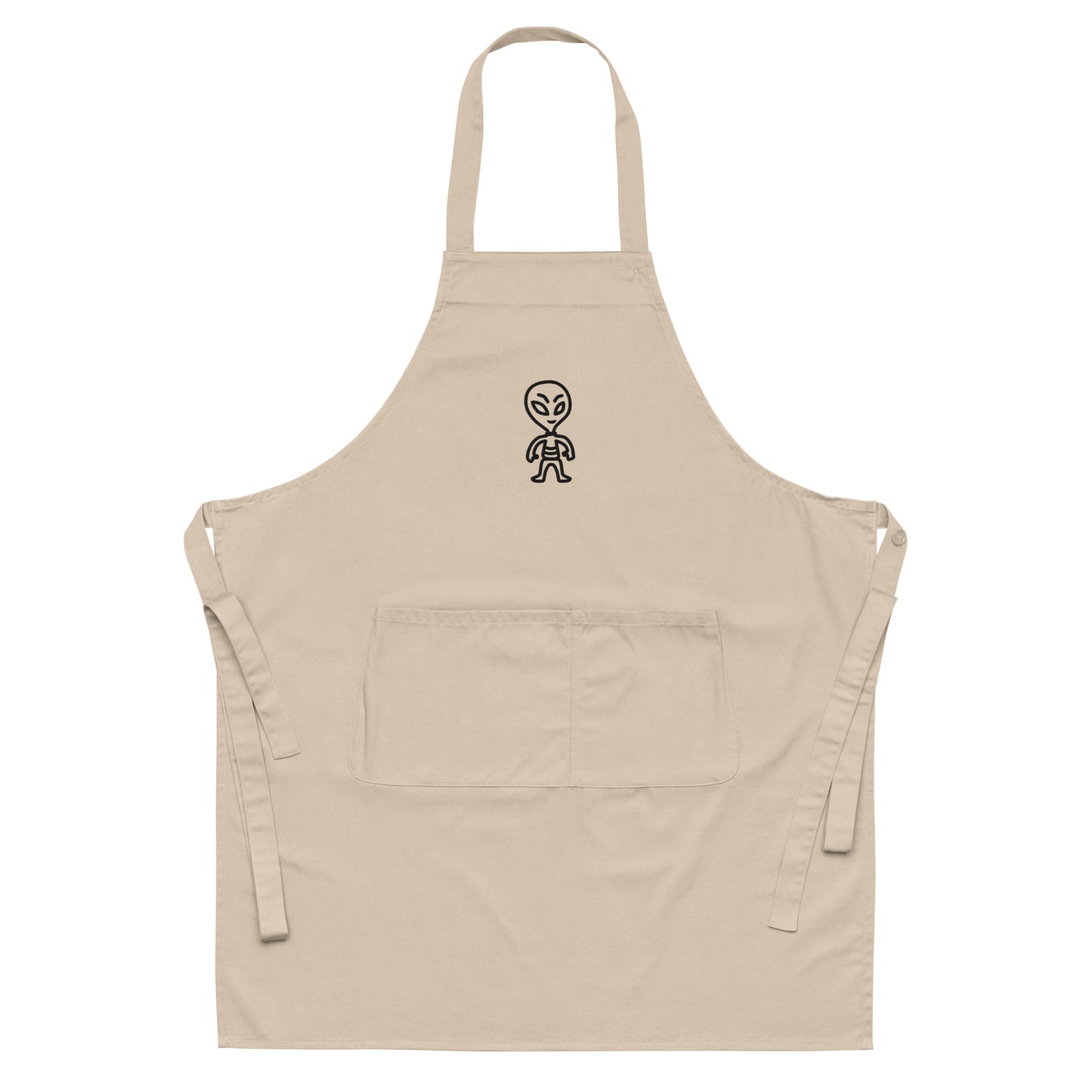 Alien Boy Embroidered Apron