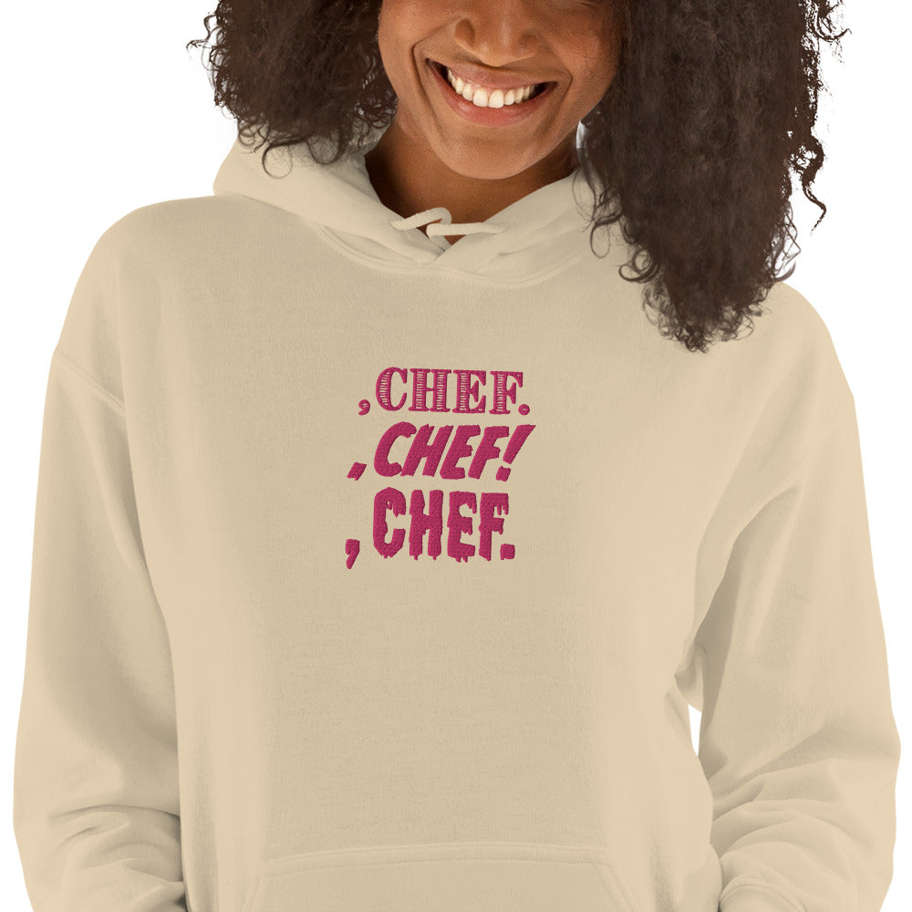 ,CHEF. Unisex Embroidered Hoodie